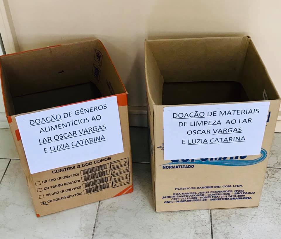 Câmara de Vereadores arrecada donativos para Lar Oscar Vargas/Luzia Catarina