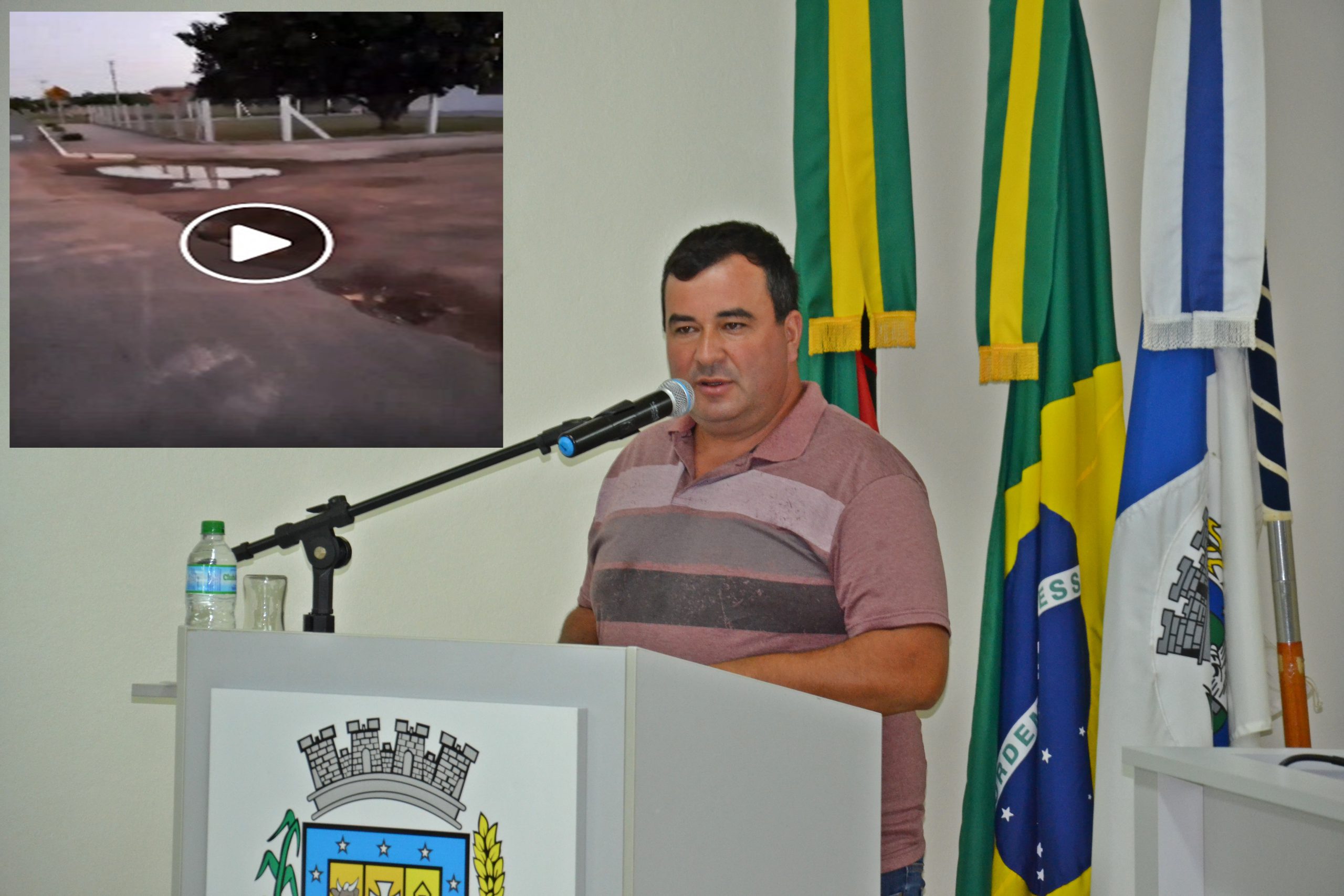 Vereador cobra urgência da Prefeitura em realização de operação tapa-buraco