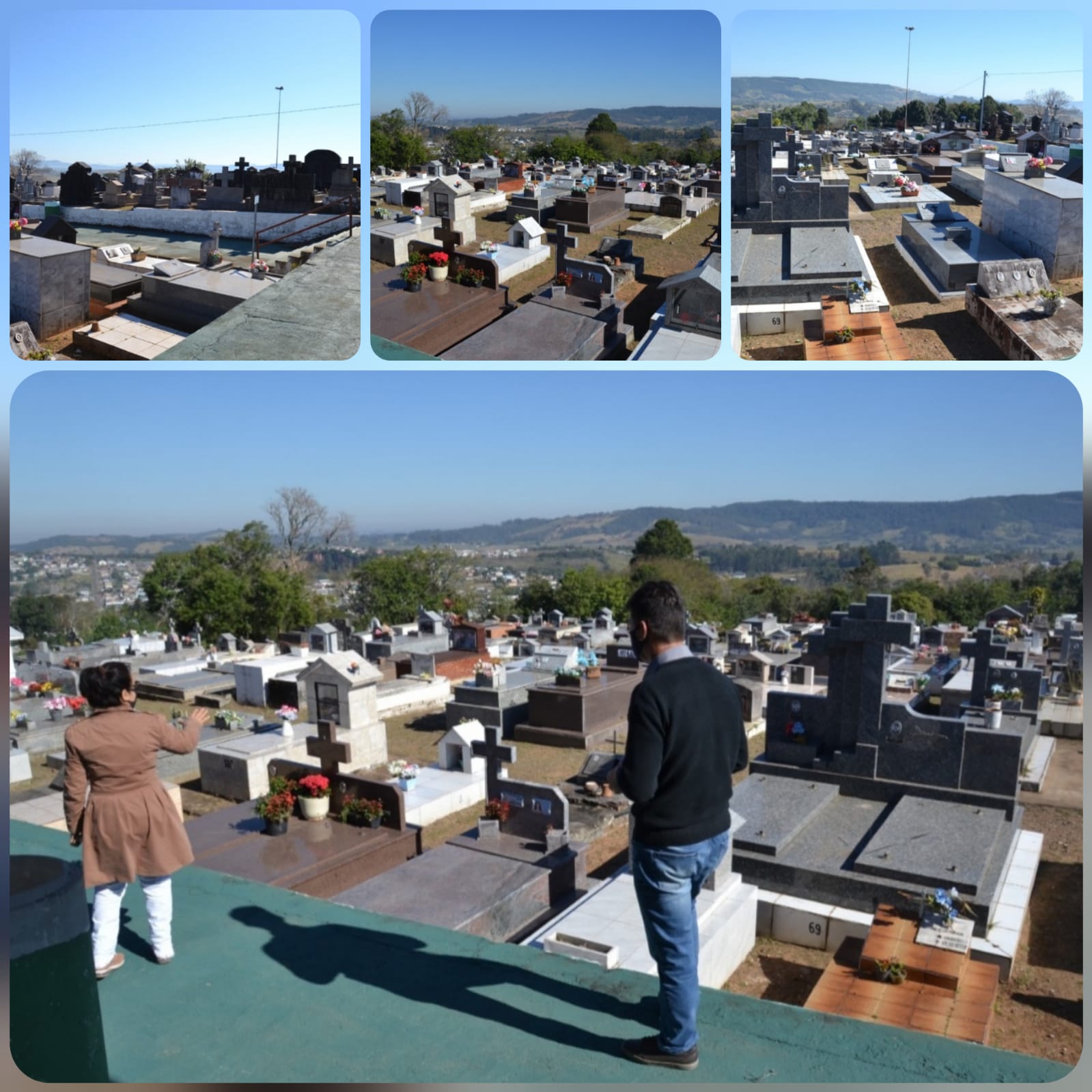 Valtair acompanha ações da Prefeitura no Cemitério Municipal