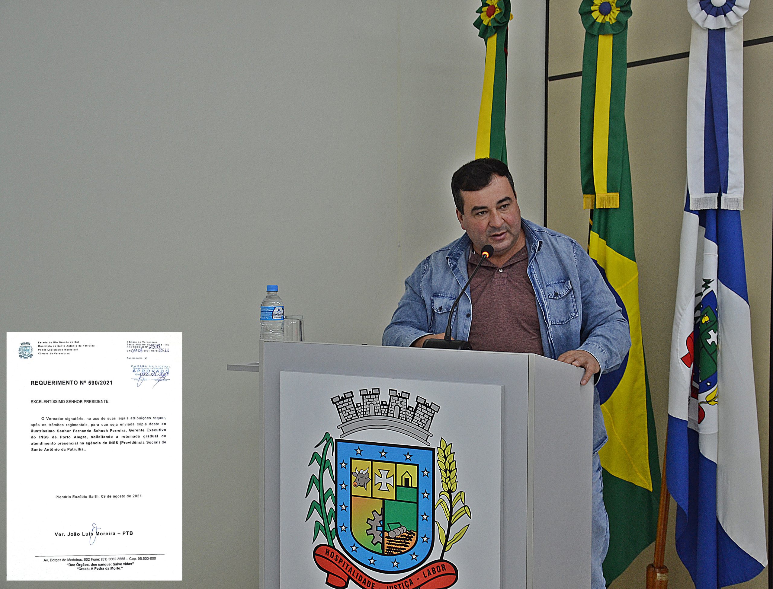 Bacana reivindica a retomada gradual do atendimento presencial do INSS de Santo Antônio