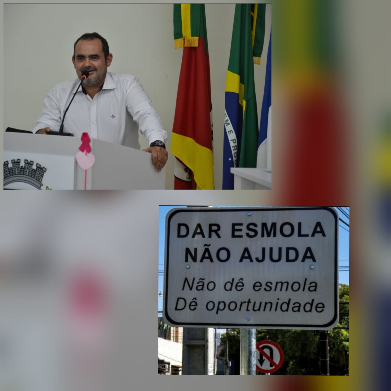 Projeto de Lei quer desestimular a prática de dar esmolas nas ruas em Santo Antônio