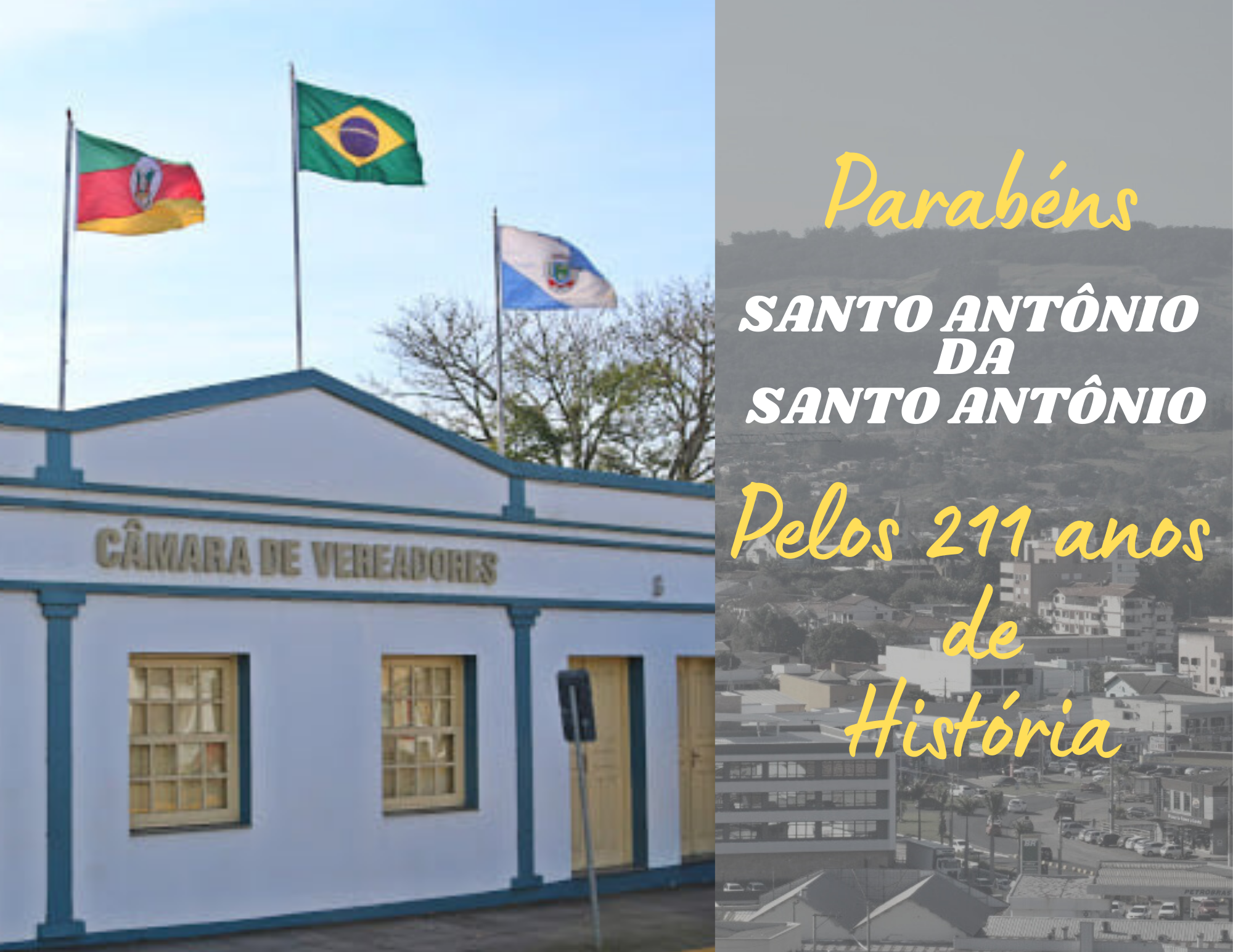 Santo Antônio da Patrulha comemora 211 anos de história