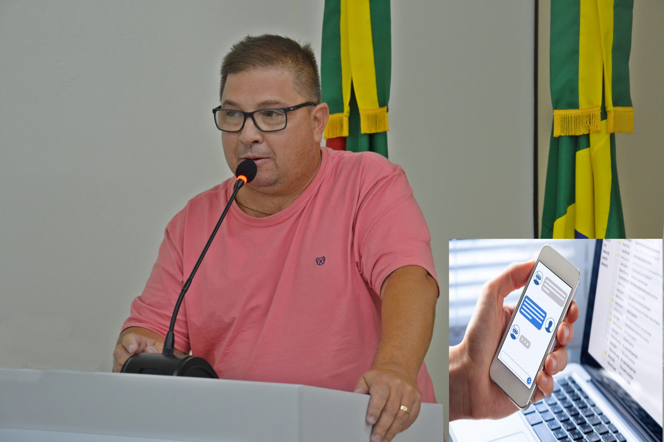 Samuka reivindica melhorias no atendimento e internet no município