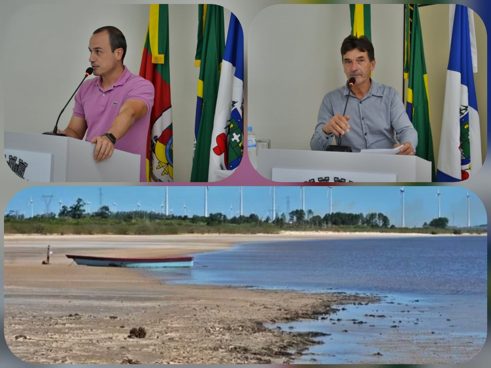 Ezequiel e Valtair propõem a realização de uma corrida às margens da Lagoa dos Barros
