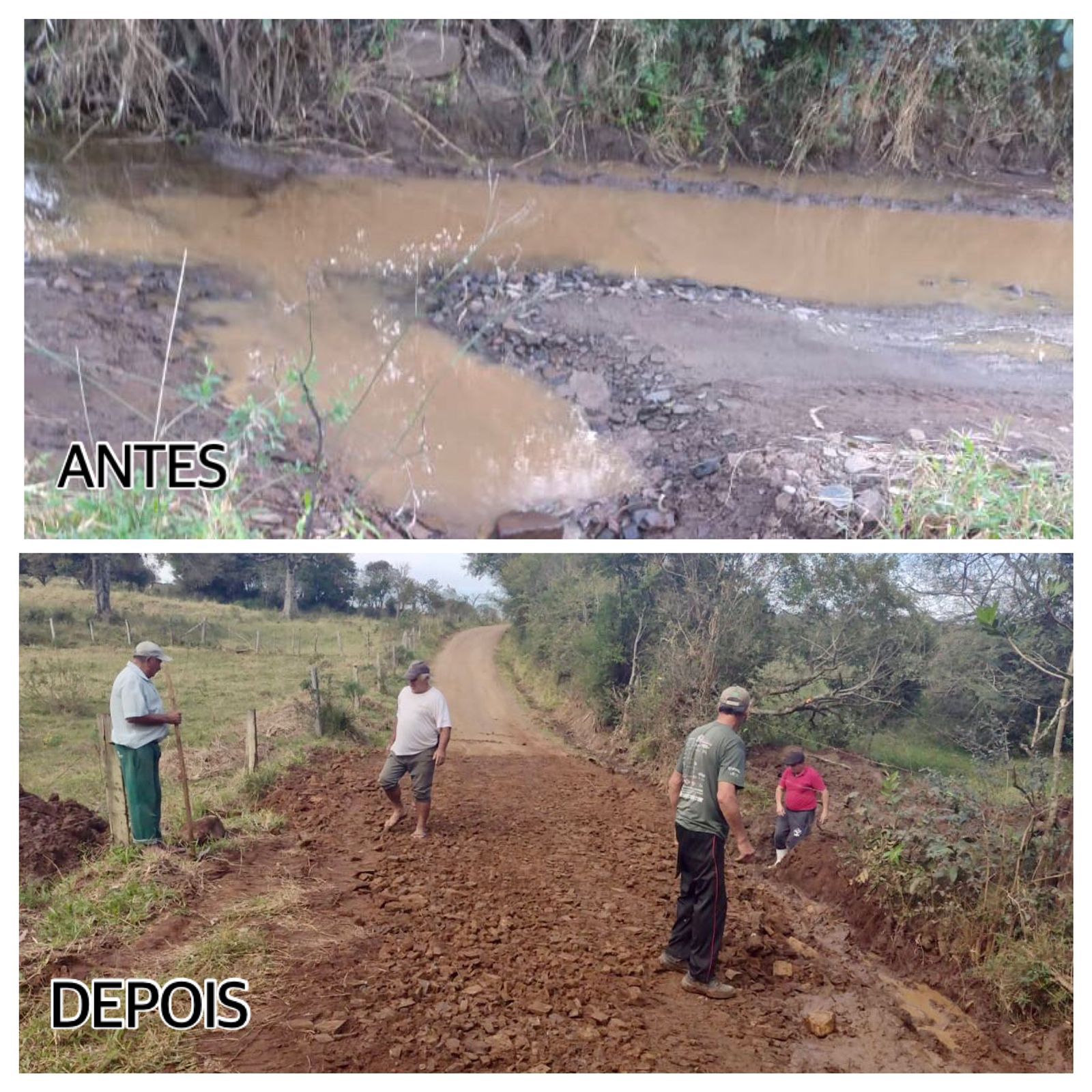 Obras dão fim a um problema de décadas nas comunidades de Imbiruçu e Macegão