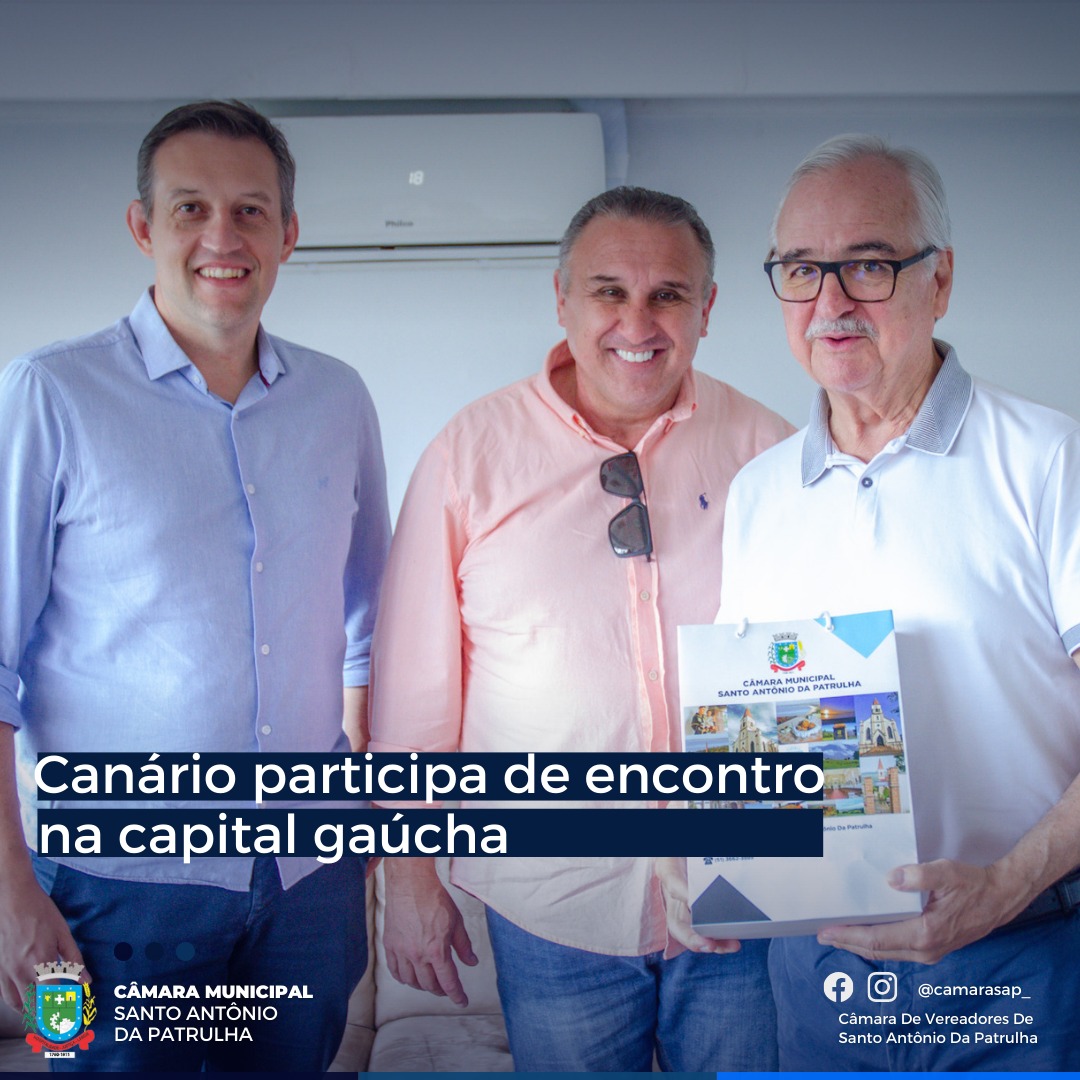 Canário participa de encontro na capital gaúcha