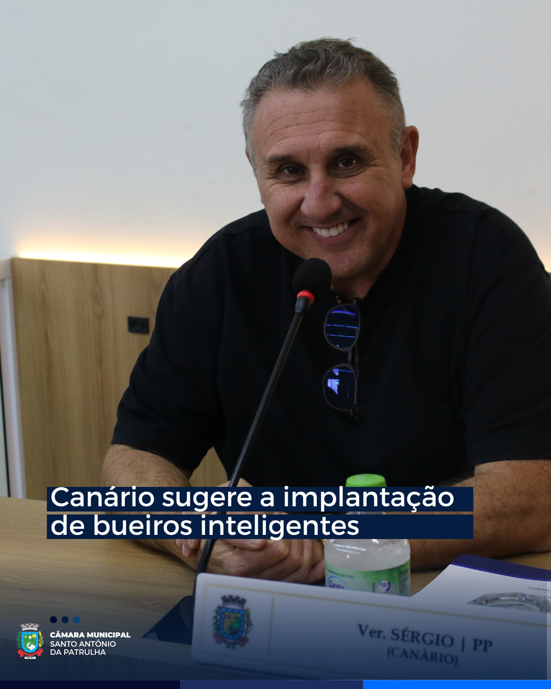 Canário sugere a implantação de bueiros inteligentes