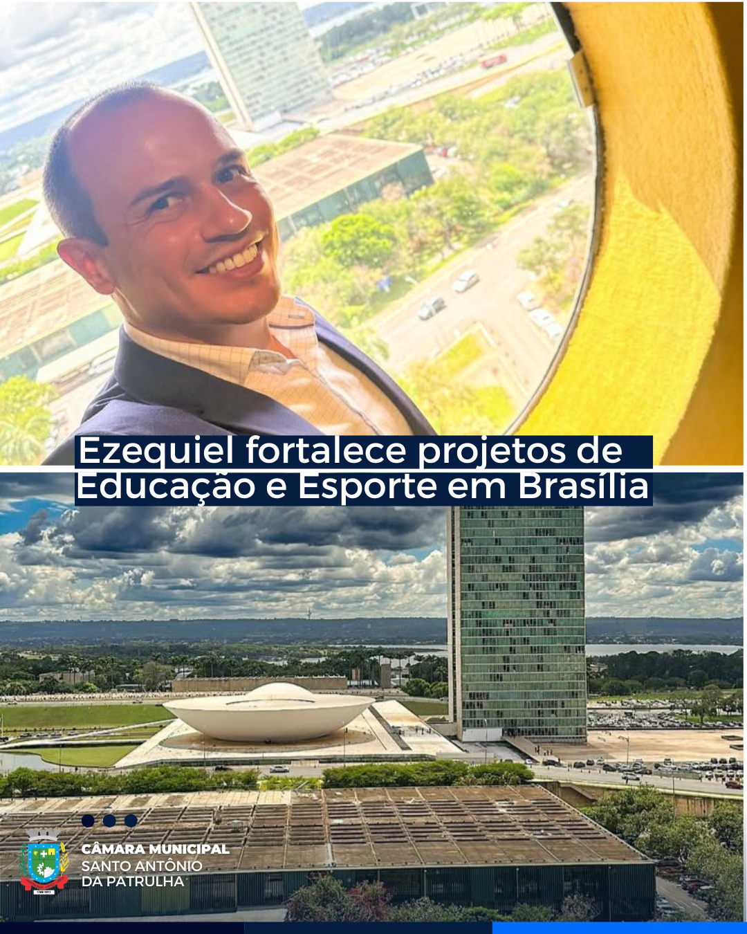 Ezequiel Peixoto fortalece projetos de Educação e Esporte em visita a Brasília com ministros e parlamentares