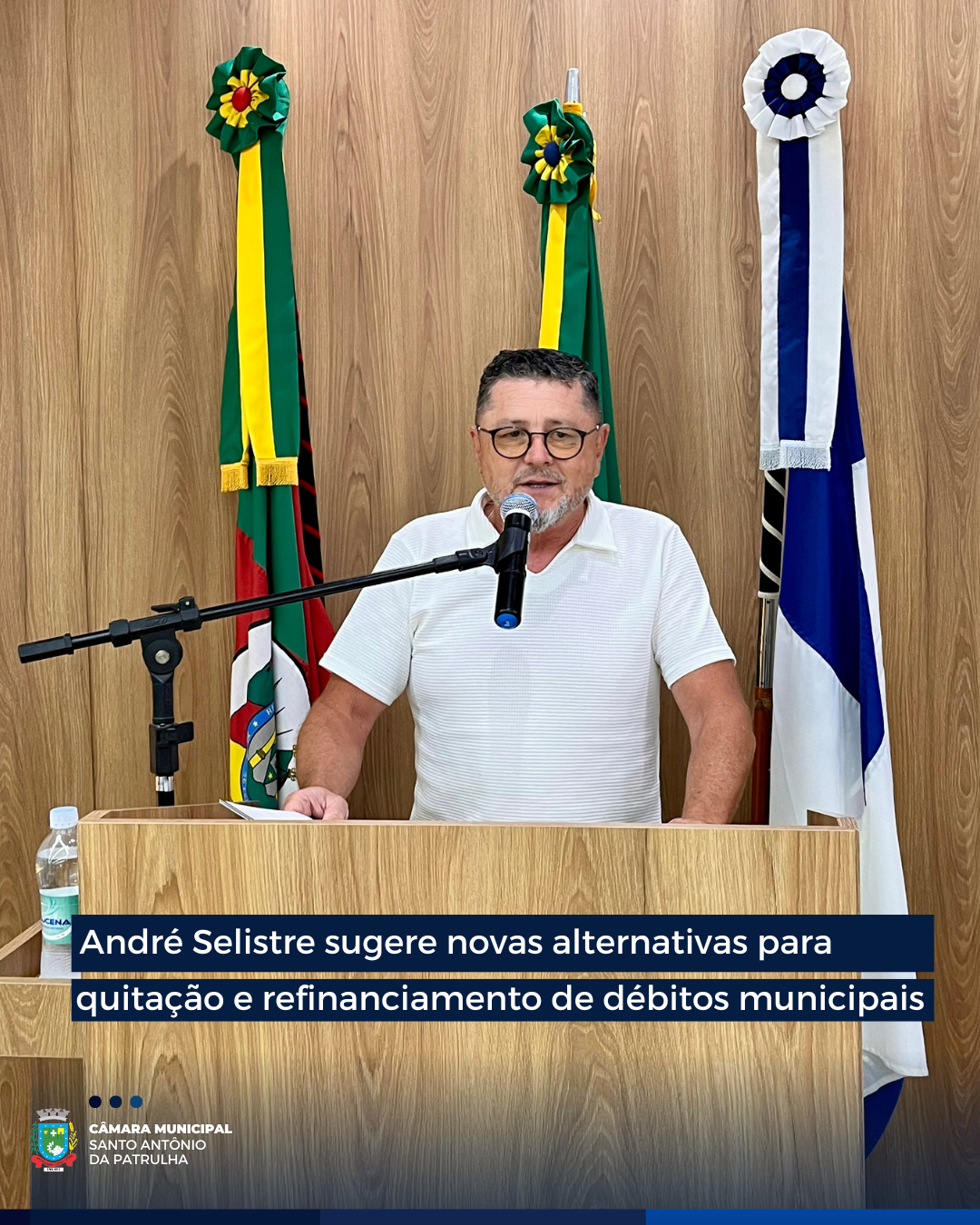André Selistre sugere novas alternativas para quitação e refinanciamento de débitos municipais