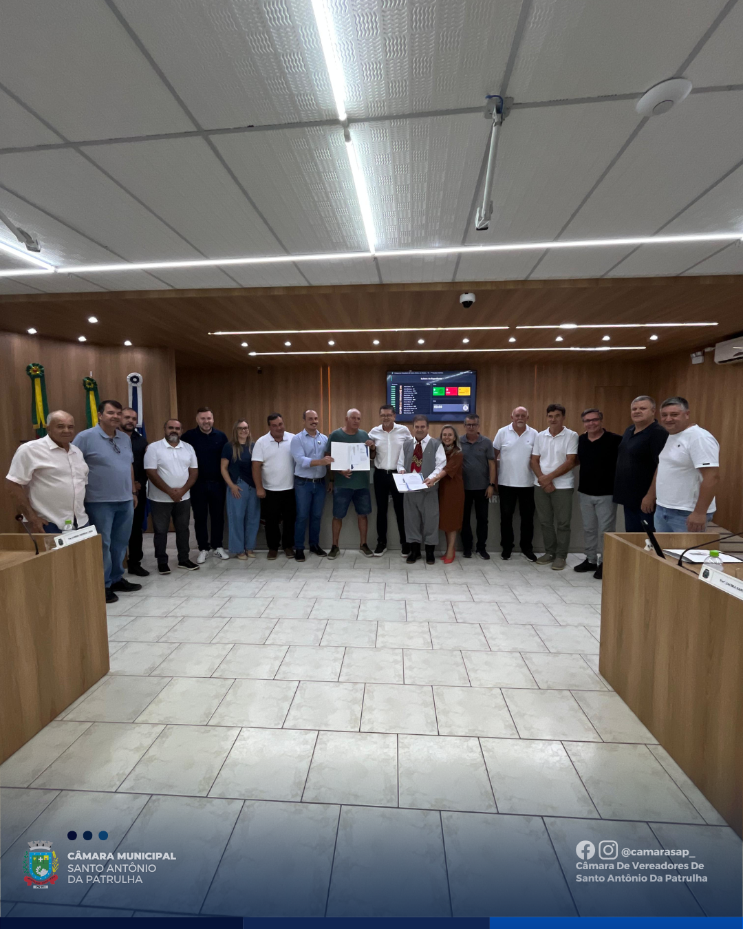 Câmara recebe deputado federal Pompeo de Mattos, que anuncia novos investimentos para Santo Antônio da Patrulha