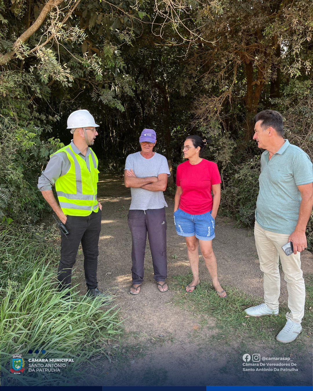 Valtair Andrade une moradores e empresa em ação no Rincão do Capim
