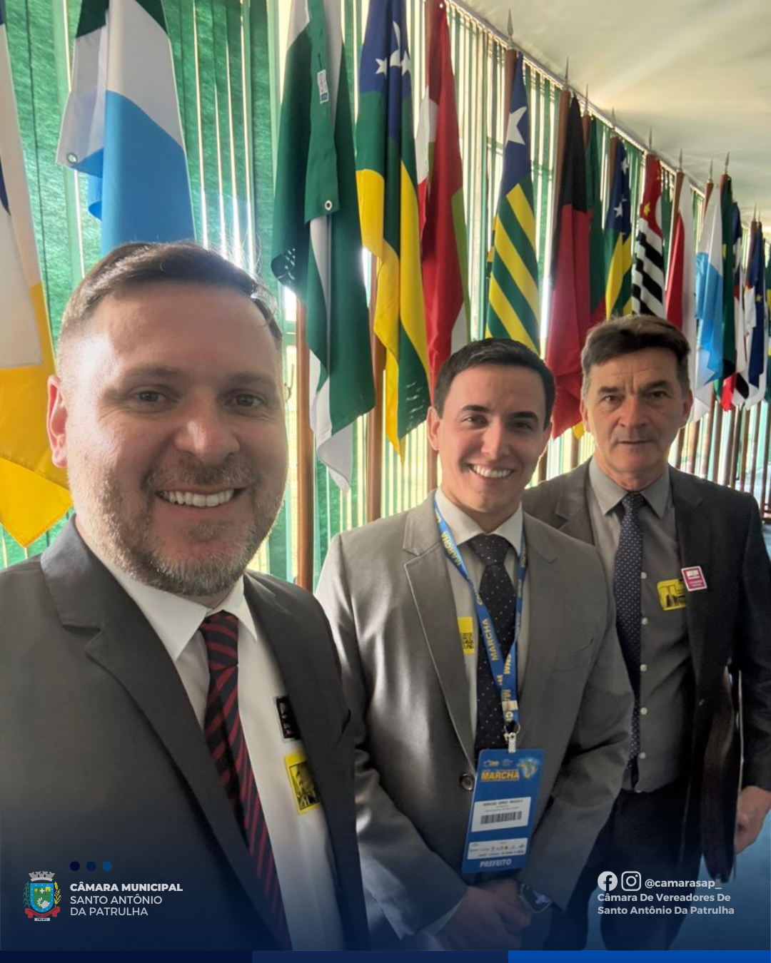 Em Brasília, vereadores Valtair Andrade e Gabriel Diedrich defendem projetos para saúde, educação e infraestrutura