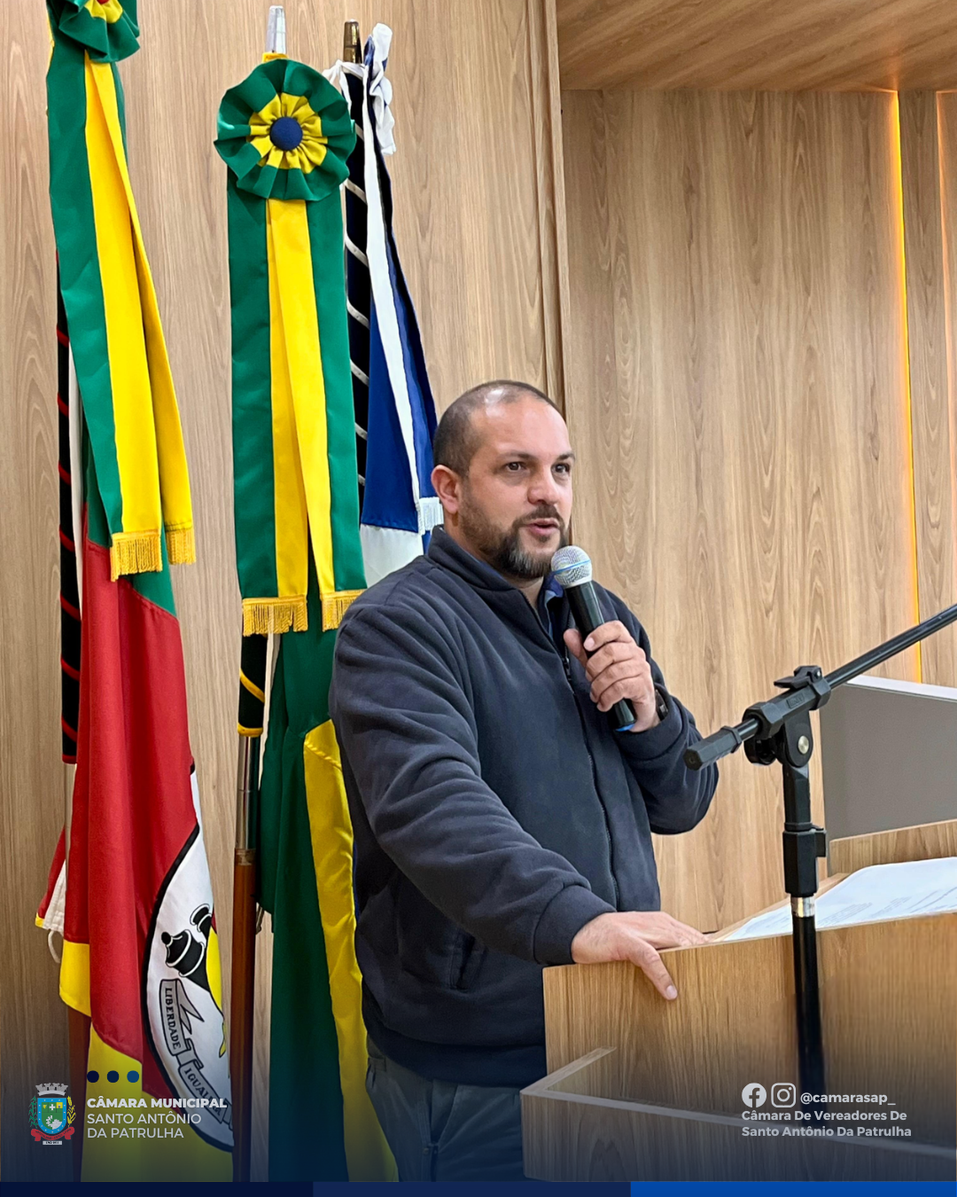 Vereador André Machado apresenta dois projetos voltados à segurança pública e à Defesa Civil de Santo Antônio da Patrulha