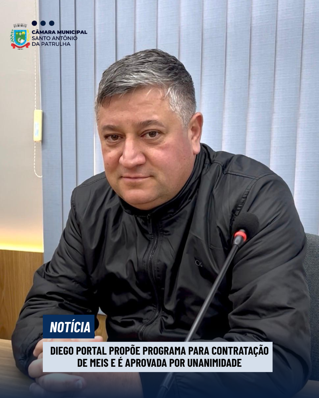 Diego Portal propõe programa para contratação de MEIs e é aprovada por unanimidade