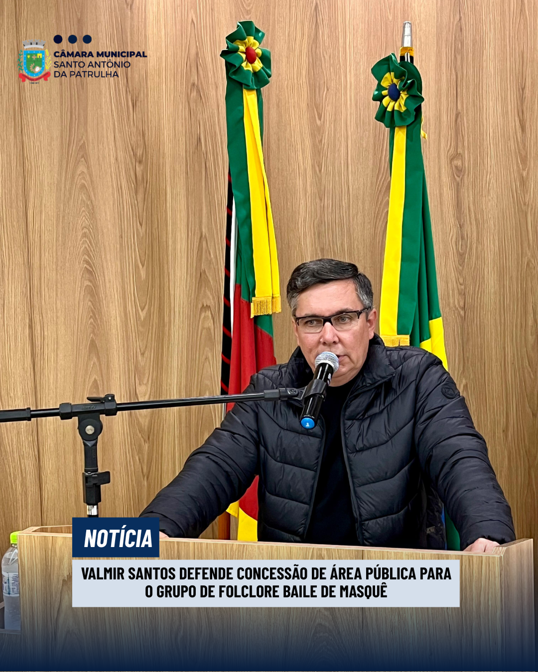 Valmir Santos defende concessão de área pública para o Grupo de Folclore Baile de Masquê