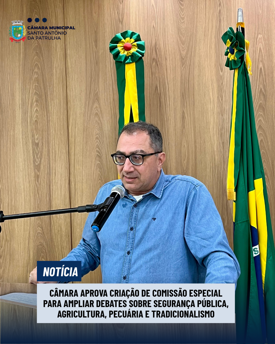 Câmara aprova criação de Comissão Especial para ampliar debates sobre Segurança Pública, Agricultura, Pecuária e Tradicionalismo