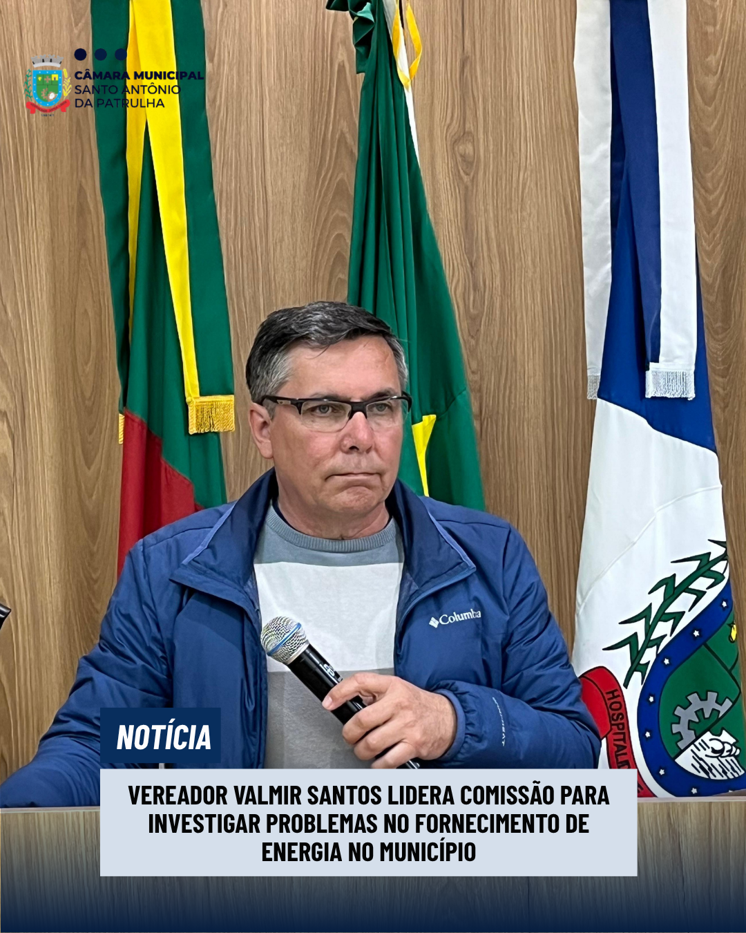 Vereador Valmir Santos lidera comissão para investigar problemas no fornecimento de energia no município
